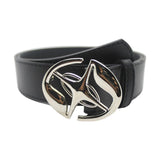 Maxbell PU Leather Belt for Men Women with Pin Buckle Fashion for Jackets Pants Black