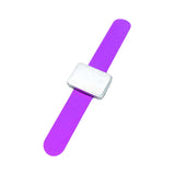 Maxbell Silicone Wrist Strap Bracelet Convenient Hair Clip Holder Professional Purple