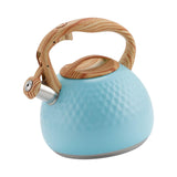 Maxbell Stainless Steel Whistle Kettle 3L Teapot for Induction Cooker Tea Room Home Blue