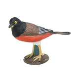 Maxbell Durable Bird Figurine Sculpture Cute Simulation for Lawn Yard Bookshelf Style F