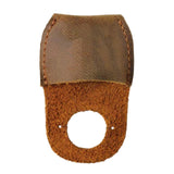 Maxbell Thumb Guard Premium Handmade Working Carving Kit PU Leather Finger Protector Brown