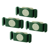 Maxbell 4x Rotary Cable Clip Accessories Cord Holder Cable Protector Strong Adhesive Green