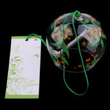 Max Japanese Style Glass Windchime Hanging Blessing Bells Home Wind Chimes 19