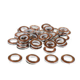 Max 40Pcs Curtain Rings Sewing Curtains Drapery Blinds Decoration Gold