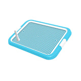 Maxbell Dog Toilet Training Potty Tray Small Animals Apartment Bunny Pet Litter Box Light Blue