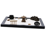 Max Wooden Zen Sand Box Mini Desktop Sandbox Garden Office Decoration