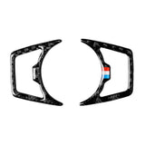 Maxbell Carbon Fiber Headlight Switch Speaker Trim Sticker for Ford Mustang 15 16 17