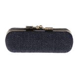 Maxbell Lipstick Case Holder Box Organizer Bag with Mirror for Ladies Black Blue