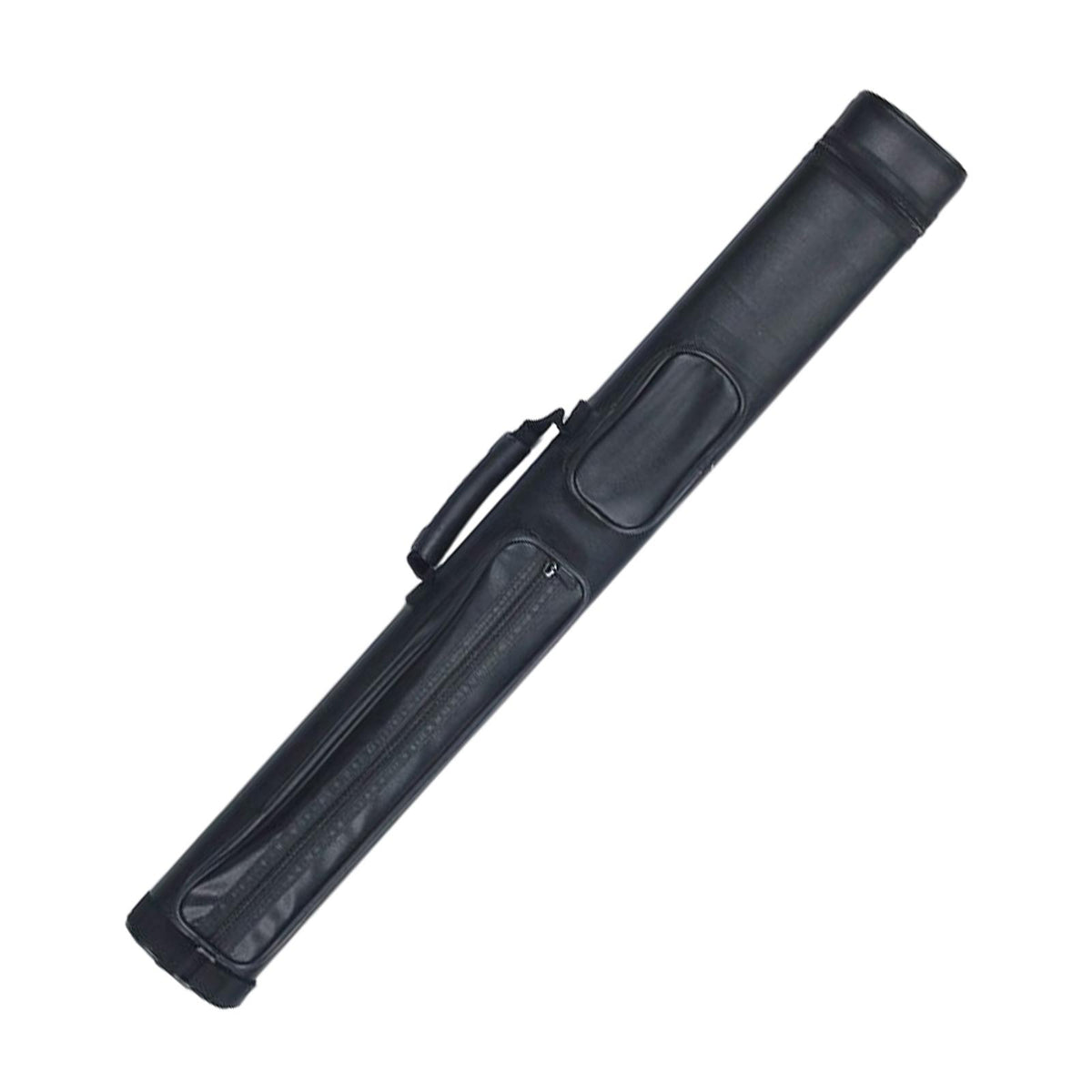 Maxbell Billiard Cue Bag 1/2 Billiard Carrying Cases Protector Organizer for Games Black 4x Hole
