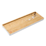 Max Unique Bamboo Tea plate Bamboo Tray Traditional Tea Supplies Type B