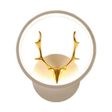 Maxbell Wall Lamp Dimmable Decor LED with Switch Modern Color Warm 20x23cm