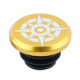 Maxbell 1 Piece Alloy Bicycle Bike Handlebar End Plugs Bar End Cap Golden A