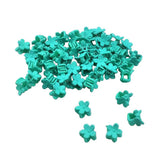 Maxbell 50pcs Floral Mini Hair Claw Clip Hair Pin for Baby Girl Mint Green
