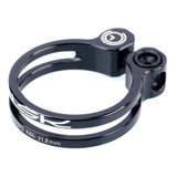 Max Maxb Bike Seat Post Clamp Ultralight Bicycle Seatpost Clip Black 31.8mm