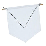 Maxbell Pin Wall Display Banner Lapel Badge Flag Canvas Wall Banner White