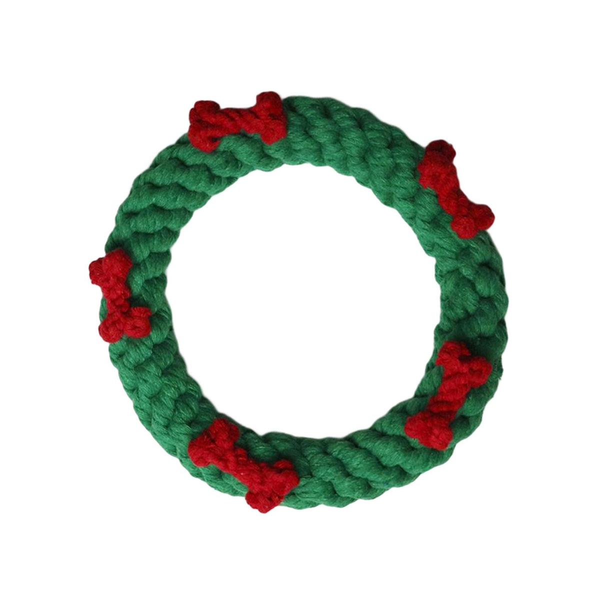 Maxbell Dog Chew Rope Toy Interactive Playing Training Exercise Pet Supplies Round 18cm