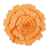 Maxbell DIY Paper Flowers Wall Art Backdrop Decor Wedding Party Photobooth Orange