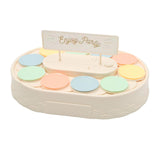 Maxbell Carousel Cupcake Holder Pastries Dessert Display for Wedding Home Decoration Single  Layer