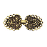Max Pair Sew on Cardigan Buttons Bronze Flower