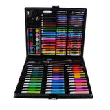 Maxbell 150 Pieces Art Set Childrens/Kids Colouring Drawing Painting Arts & Crafts Case Water Color Pen Colored Pencils Crayon Oil Pastel Paint Brush Drawing Tool Art School Stationery set - Aladdin Shoppers