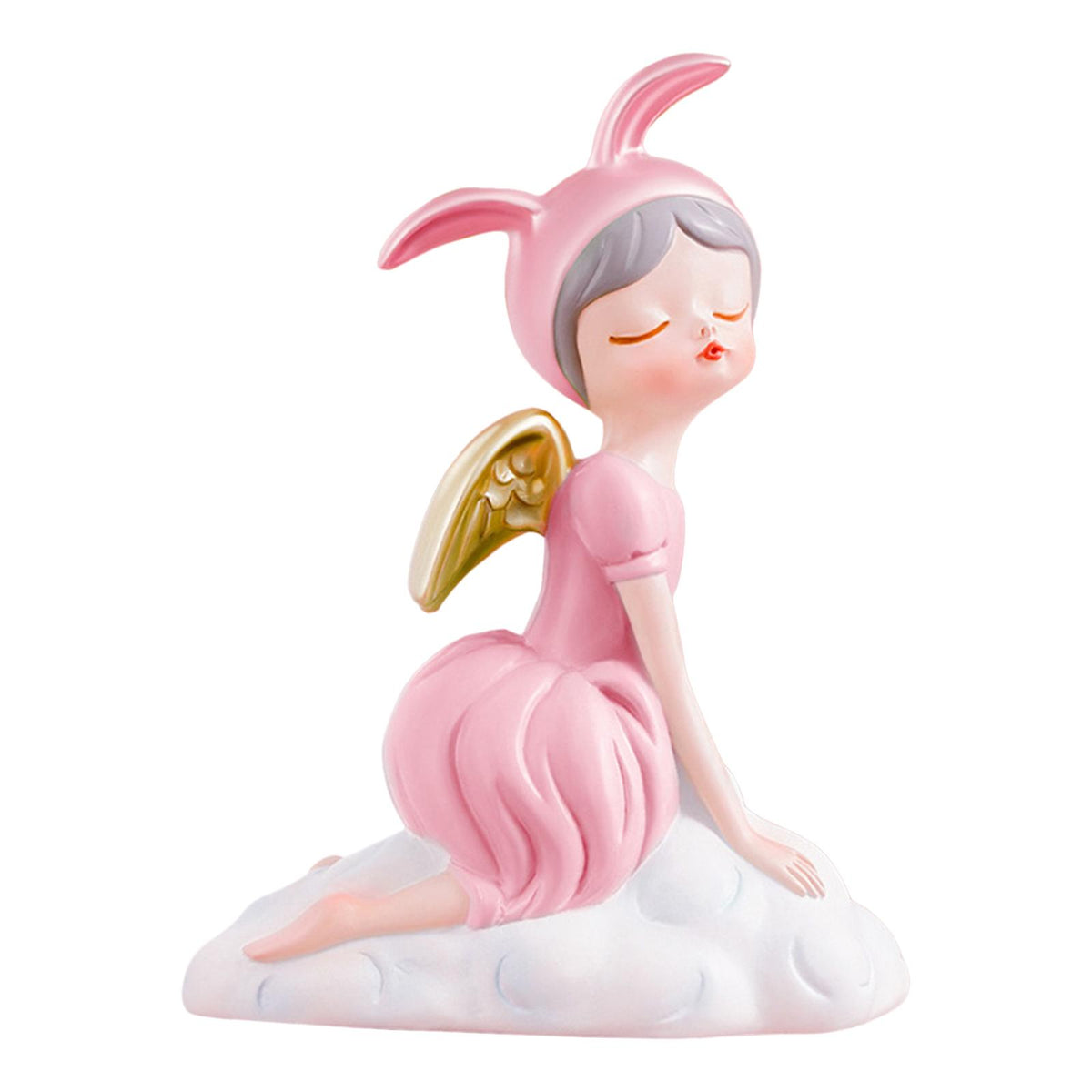 Maxbell Modern Girl Statue Ornament Craft Desk for Birthday Gift Office Rack StyleE