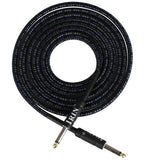 Maxbell 6.5mm Guitar Connection Cable for Electric Bass Guitar Accessory Blue