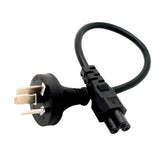 Maxbell Maxbell AU to IEC320 C5 Power Cord Good Conductivity Power Cable Cord Saa to C5 47.24inch