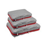 Maxbell 3Pcs Compression Packing Cubes Set Expandable for Travel Gray
