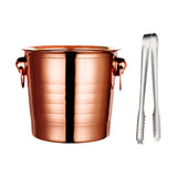Maxbell Drinks Chiller Bucket Beverage Chilling Bucket 3L for Parties Bar Buffet Rose Aureate
