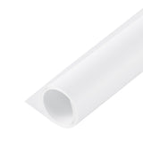 Max 1.64 ft Studio Backdrop Photography Solid Background PVC Waterproof White