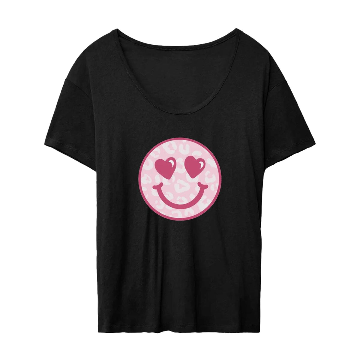 Maxbell Women's T Shirt Clothes Casual Simple Basic Tee for Travel Commuting Walking XXL Black