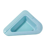 Maxbell Sink Colander Drain Basket Kitchen Storage Rack Strainer Basket Container Blue