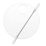 Maxbell Acrylic Makeup Mixing Palette Color Mixing Blending painting Paint Round W/ Mixing Rod