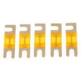 Max 5Pcs Mini Small Car Truck Fuse Kit Auto Blade Fuse Plug In Fork Fuse 40A