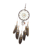 Max Handmade Dream Catcher Circular with Feather Wall Hanging Decor Ornament