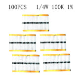 Max 100 Pieces 1/4W Metal Film Resistor Precision Resistor Precision 1