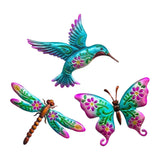 Maxbell 3x Butterfly Wall Decor Stickers Removable for Indoor Classroom Decoration Colorful