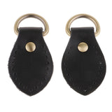 Max 2pcs Sew on Leather Handle Snap Buckles DIY Bag Handbag Replacement Black