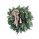 Maxbell Artificial Flower Wreath Christmas Garland Hanging for Door Decoration