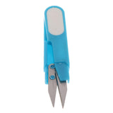 Max Mini Sewing Scissors Yarn Small Snips Trimming Nipper Plastic Handle Blue