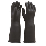 Max Long Industrial Rubber Latex Gloves Work Safety Gardening Gloves Black 60cm