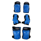 Max Skateboards Youth Protective Pad set with Elbow Knee Wrist Guard Pad XS Blue