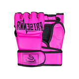 Maxbell Mma Gloves Half Finger Training Boxing Gloves Hand Wraps Kick Boxing Gloves Pink