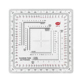 Maxbell Land Navigation Protractor Map Tool Coordinate Grid Reader for Camping