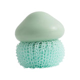 Maxbell Durable Dish Cleaning Ball Kitchen Cleaning Brush for Cleaning Bowl Dish Nylon Green