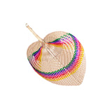 Maxbell Hand-Woven Hand Fan Decorative Fans Handmade for Adults Kids Party Wedding