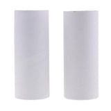 Maxbell 2Pcs White Kraft Arts and Craft Paper Tube for DIY Kids Drawing Height 150mm