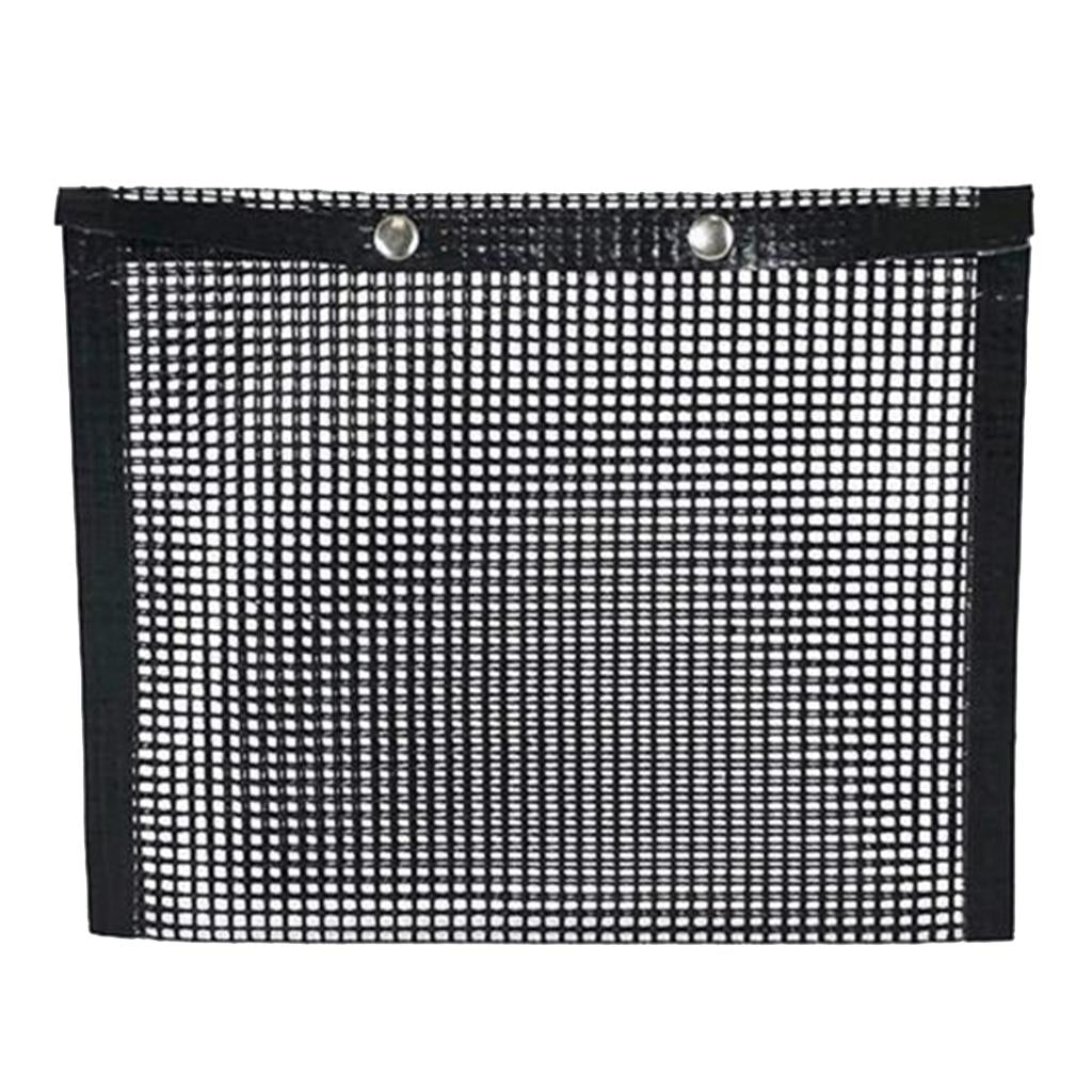 Max Maxb Heat Resistance BBQ Grill Mesh Bag Non-Stick BBQ Baking Bag Black 27 x 22cm