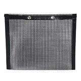 Max Maxb Heat Resistance BBQ Grill Mesh Bag Non-Stick BBQ Baking Bag Black 27 x 22cm
