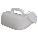 Maxbell Male Urinal with Handle & Lid 1200ml Bedpan for Travelers Disabled Seniors